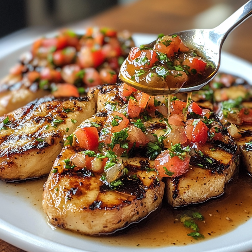 Bruschetta Chicken Serving and storing