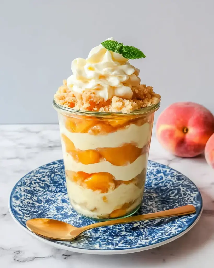 Magnolia Bakery Peach Crisp Pudding
