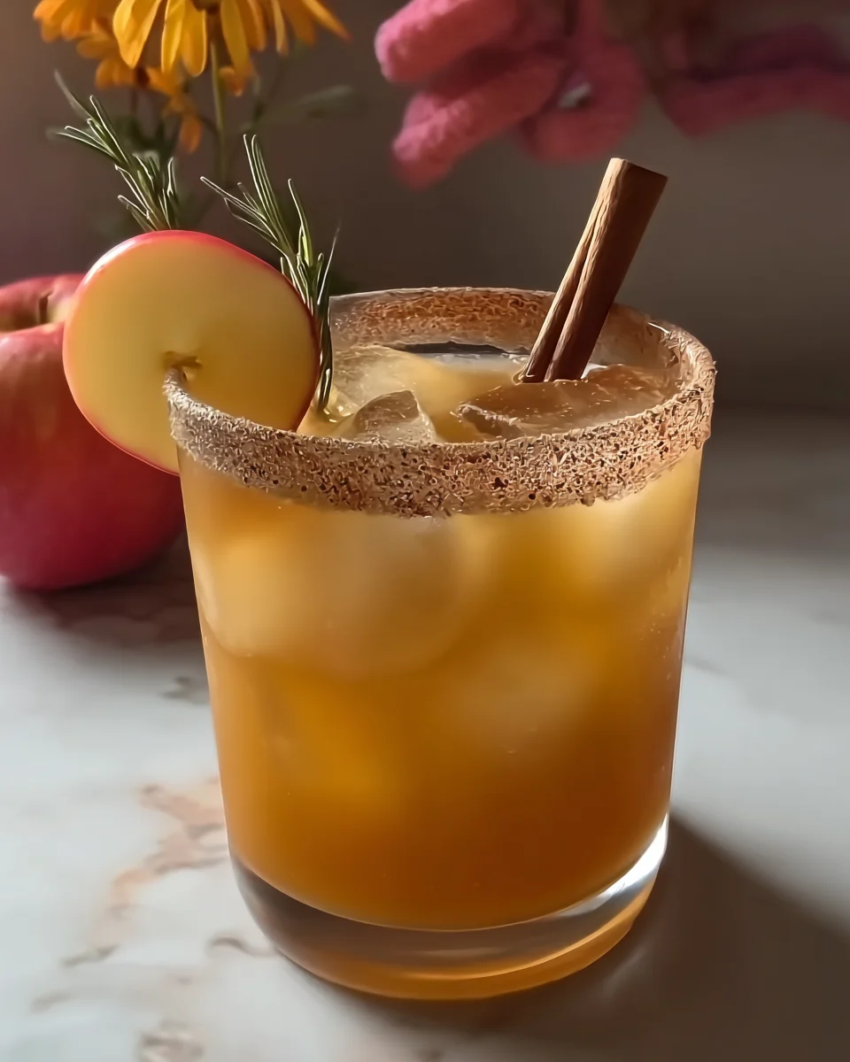 Spiced Apple Cider Margarita Spiced