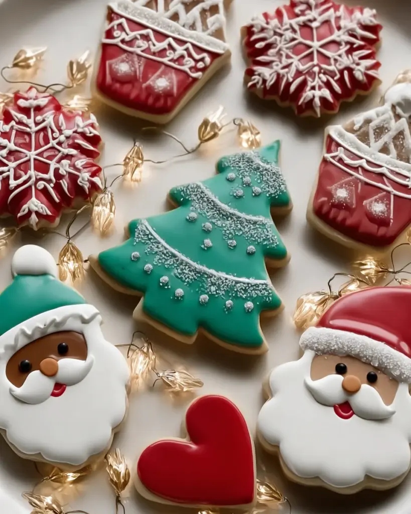 Christmas Royal Icing Cookies