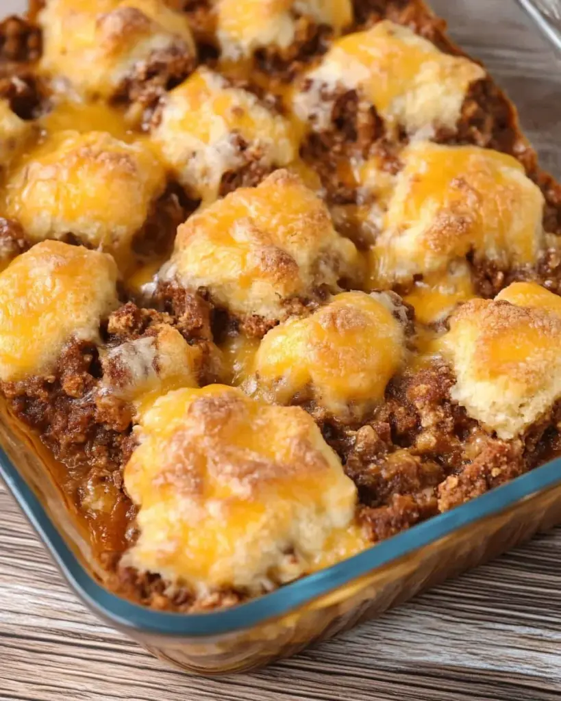 SLOPPY JOE BISCUIT CASSEROLE SLOPPY JOE BISCUIT CASSEROLE