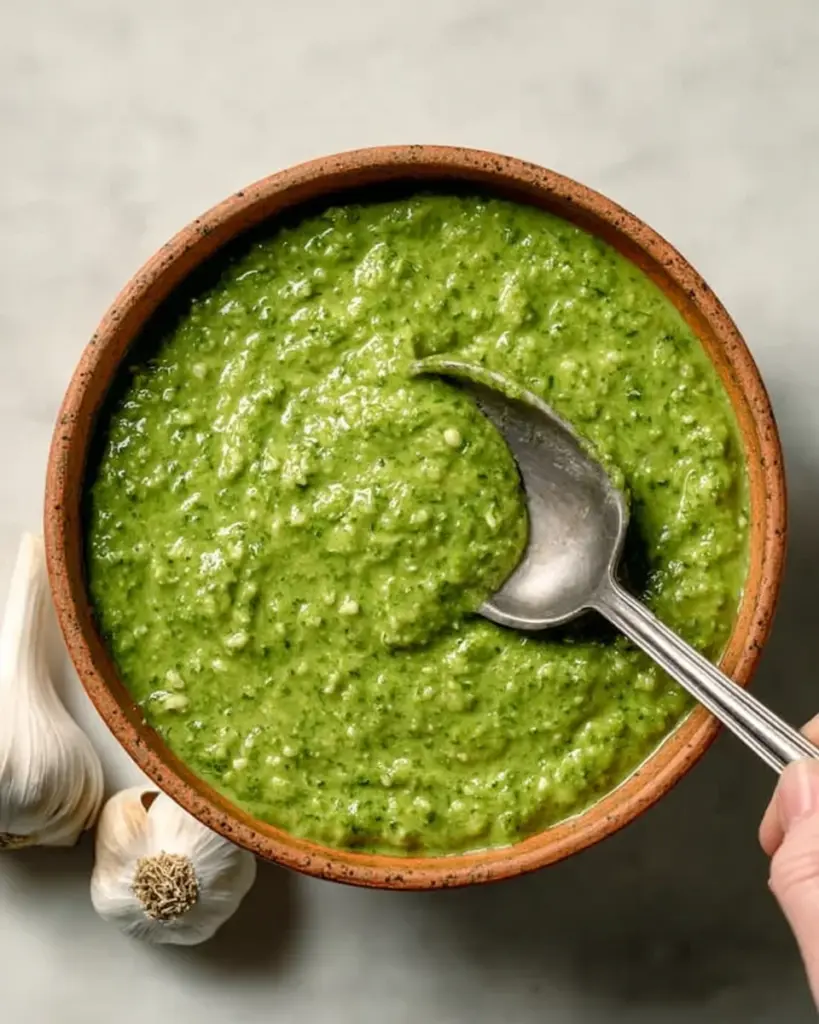 Garlic Scape Pesto