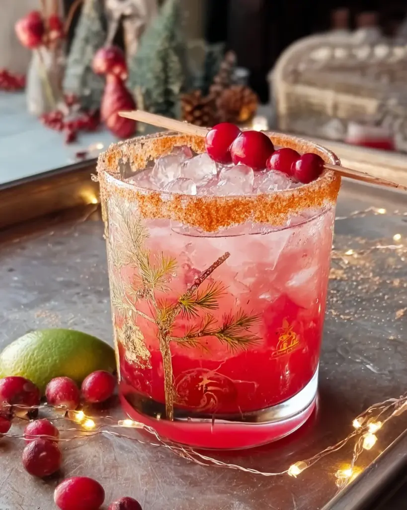 Whoville's Spiced Up Christmas Margarita