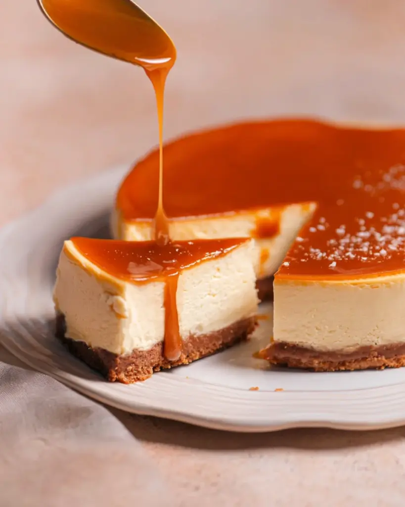 SALTED CARAMEL CHEESECAKE RECIPE