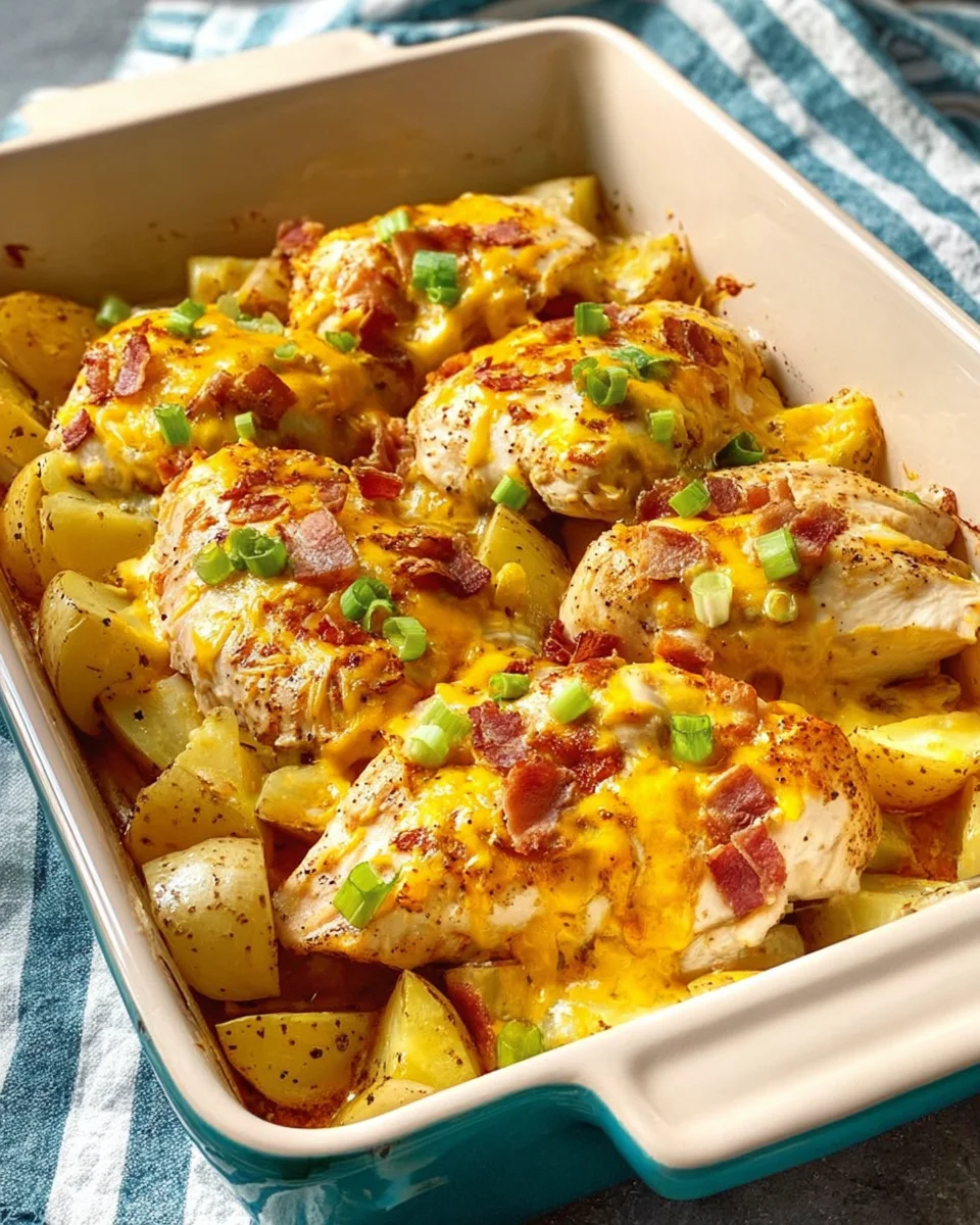 Baked Ranch Chicken and Potatoes Baked