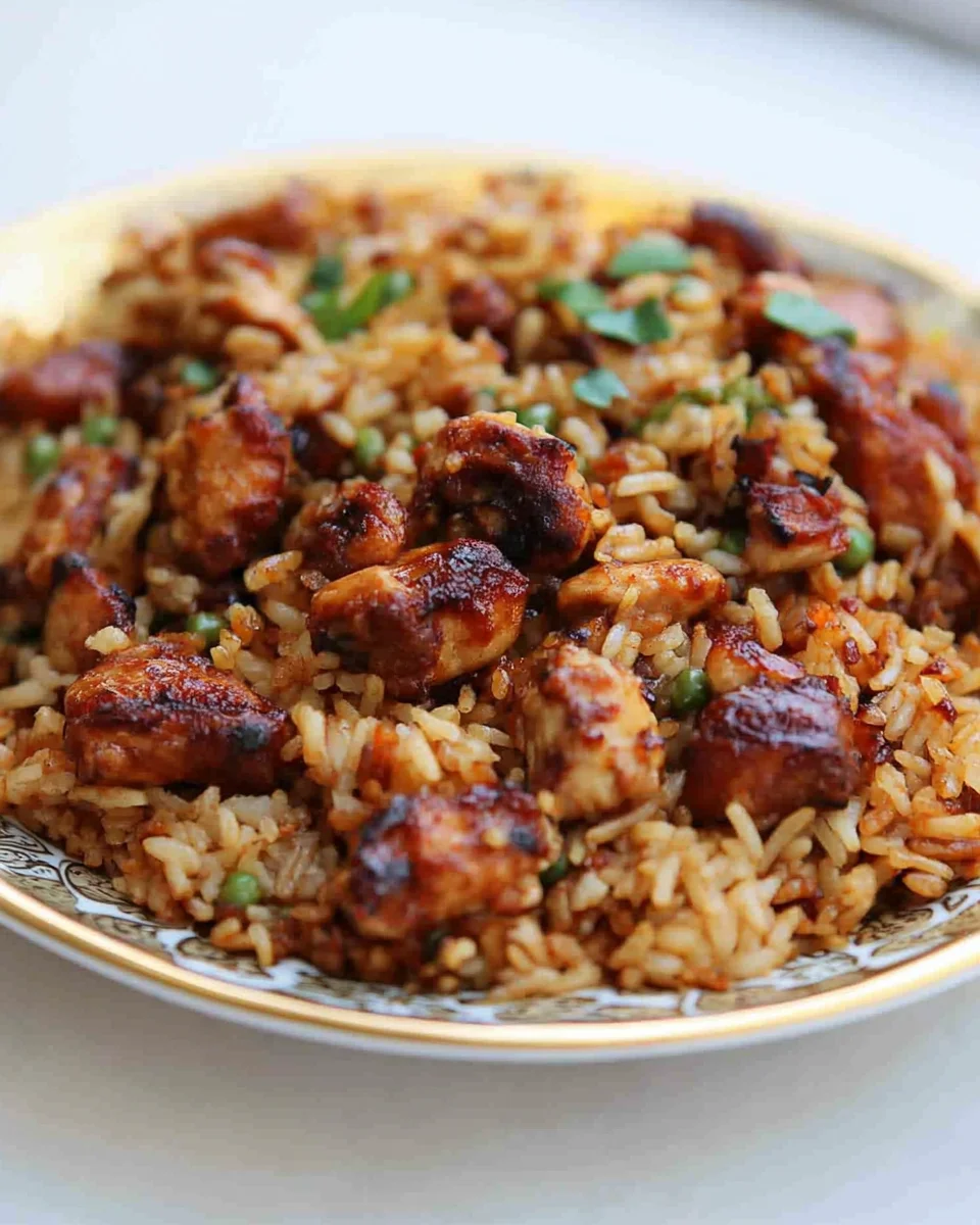 Japanese BBQ Chicken Fried Rice Extravaganza Japanese