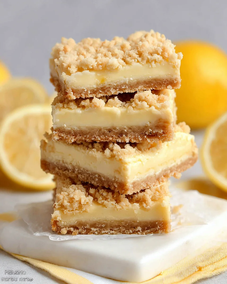 Homemade Lemon Crumb Bars Homemade