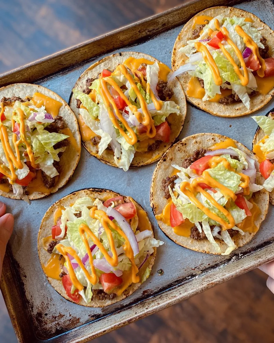 Smash Burger Tacos Smash