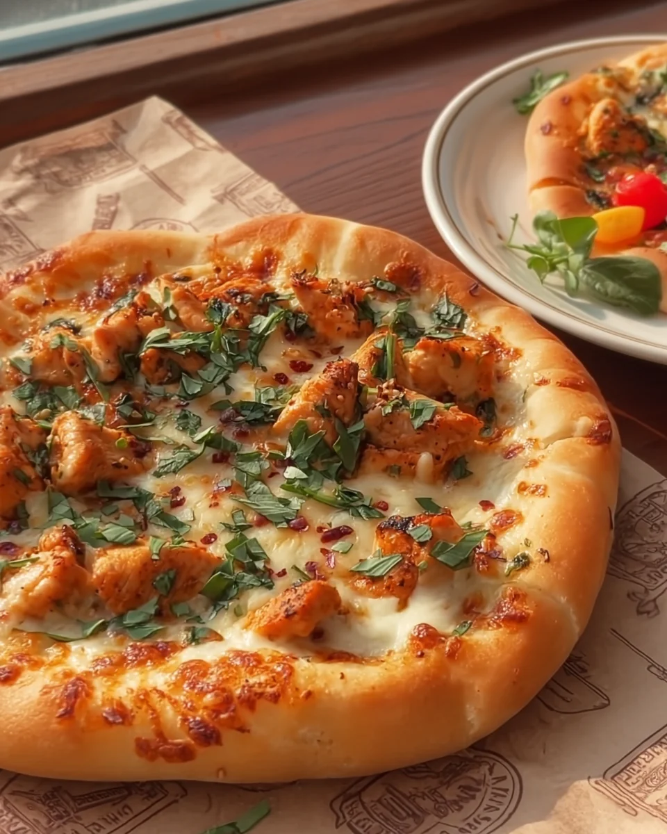 Creamy Chicken Pide Creamy