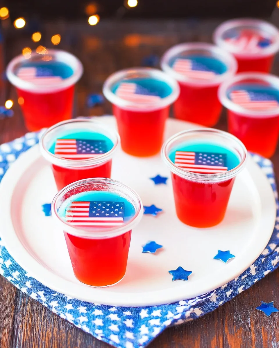 American Flag Jello Shots American