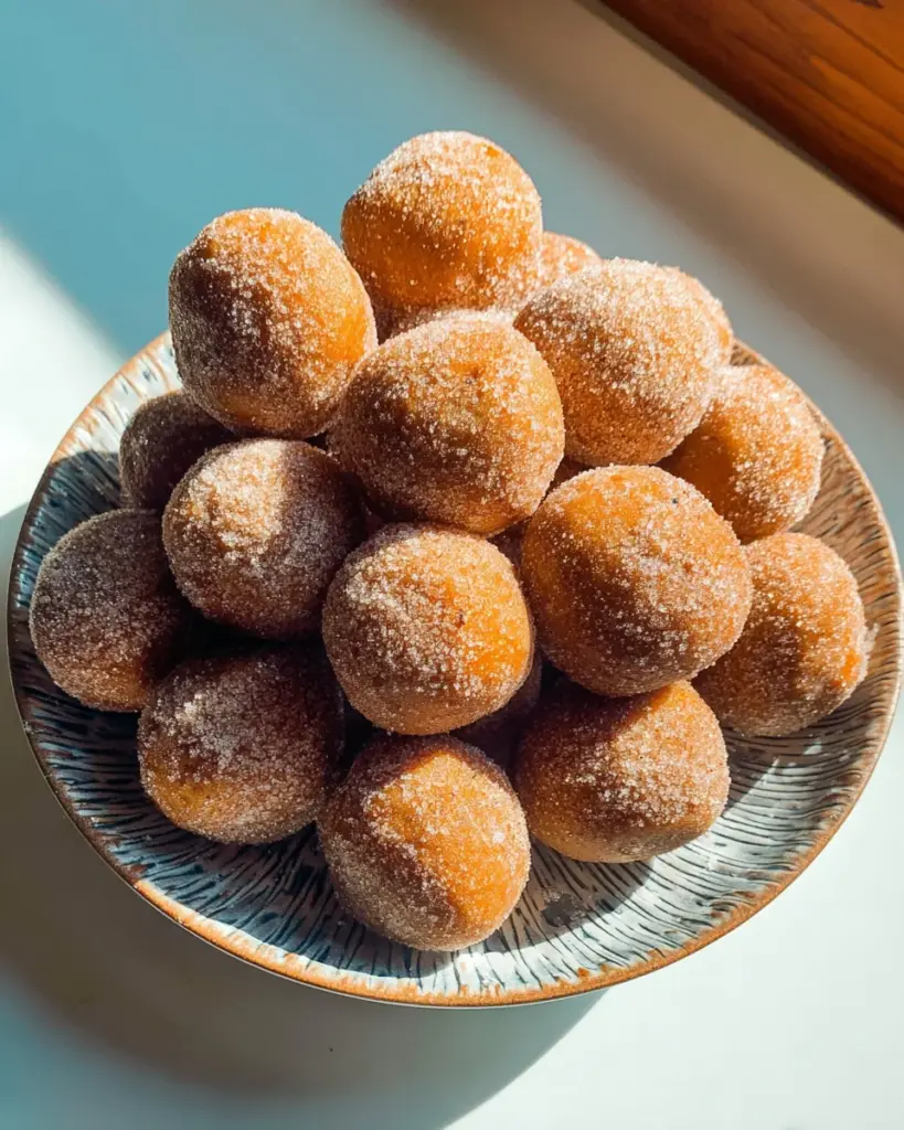 Cinnamon Sugar Pumpkin Donut Holes Cinnamon Sugar Pumpkin Donut Holes
