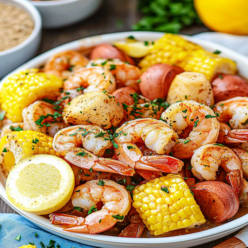 Crock Pot Shrimp Boil