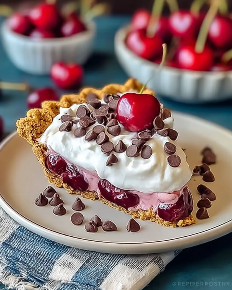 Cherry Chocolate Chip Pie Cherry