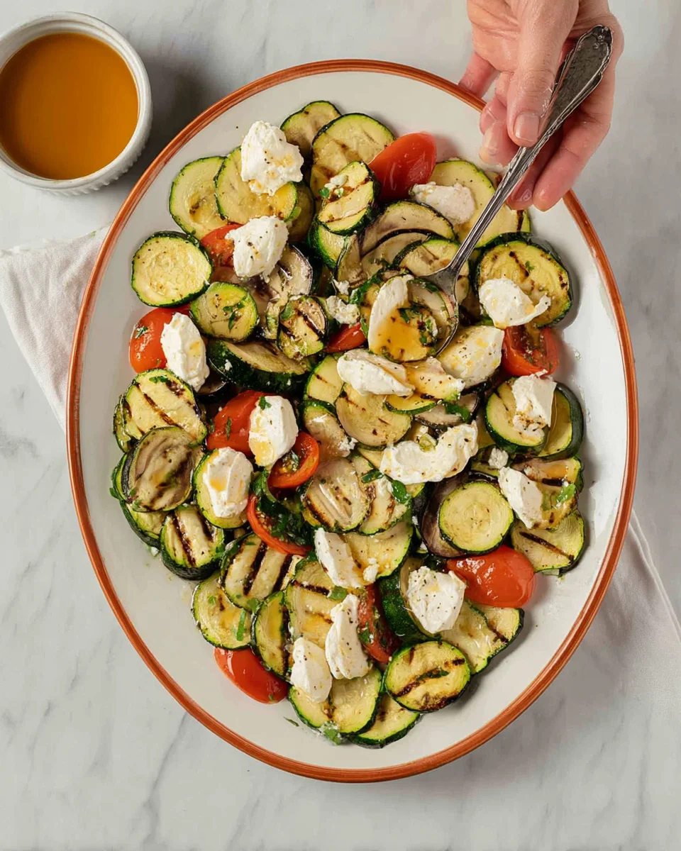 Grilled Zucchini Salad Grilled