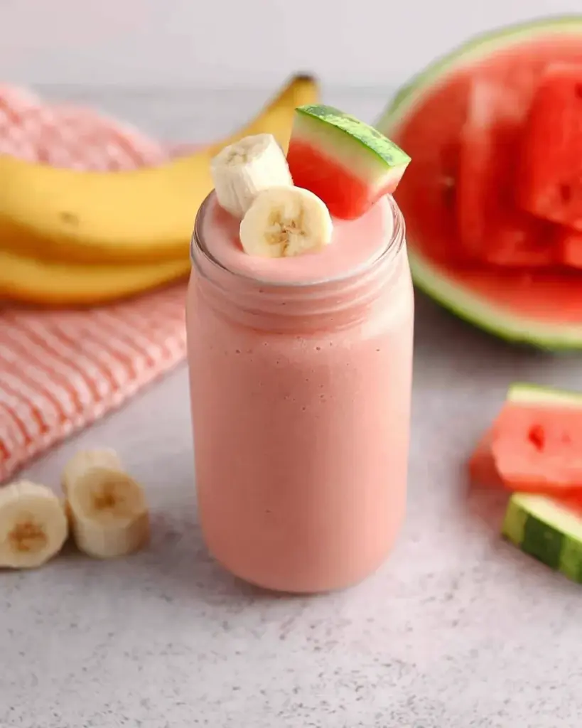 watermelon banana smoothie watermelon banana smoothie