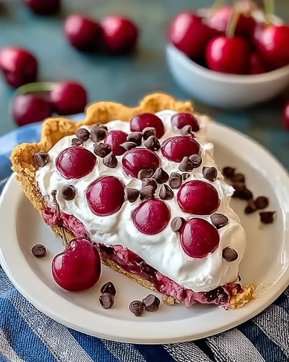 Cherry Chocolate Chip Pie Cherry