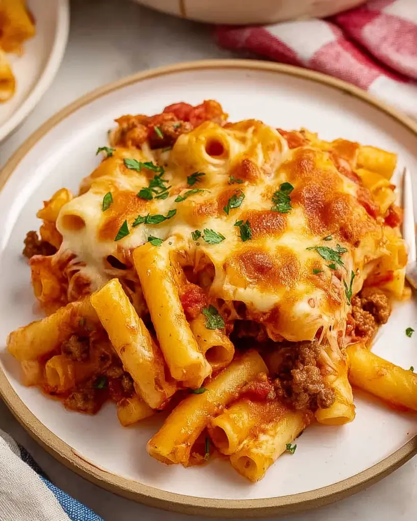 Italian Sausage Baked Ziti