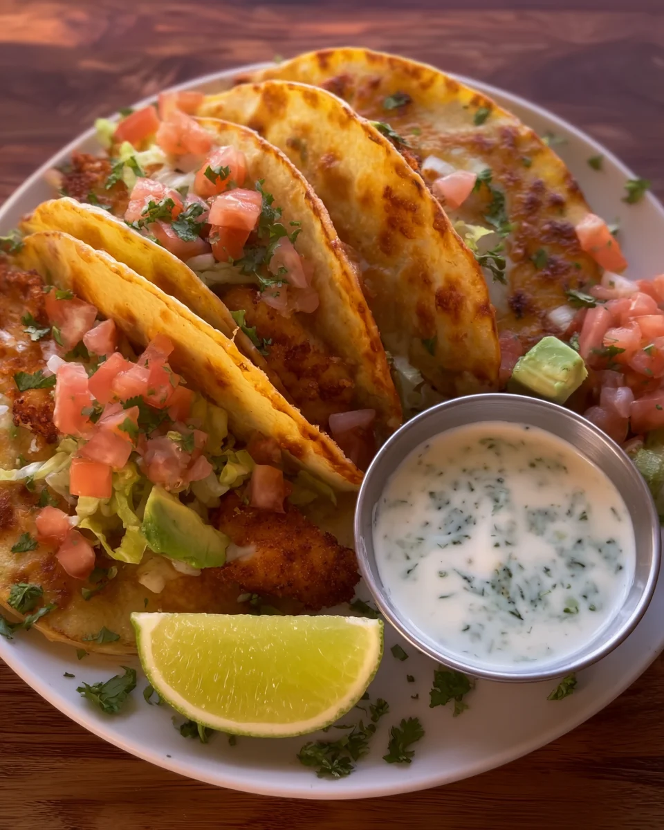 Crispy Chicken Tacos Crispy