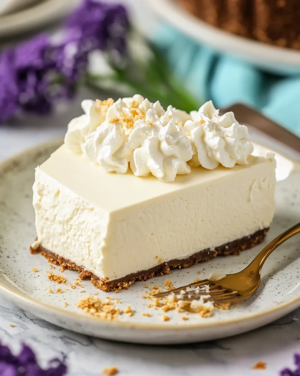 No-Bake Cheesecake No-Bake