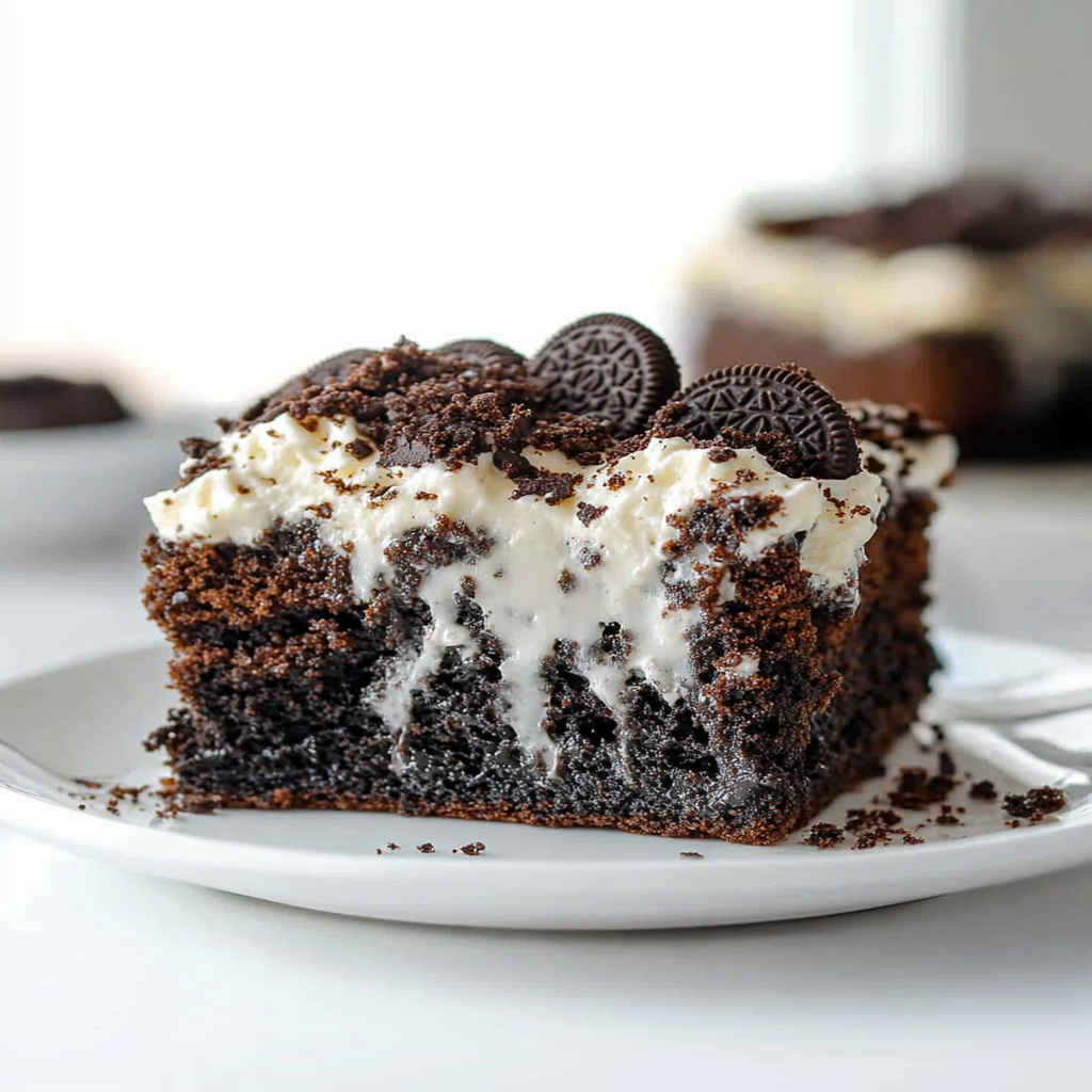 Oreo Earthquake Cake