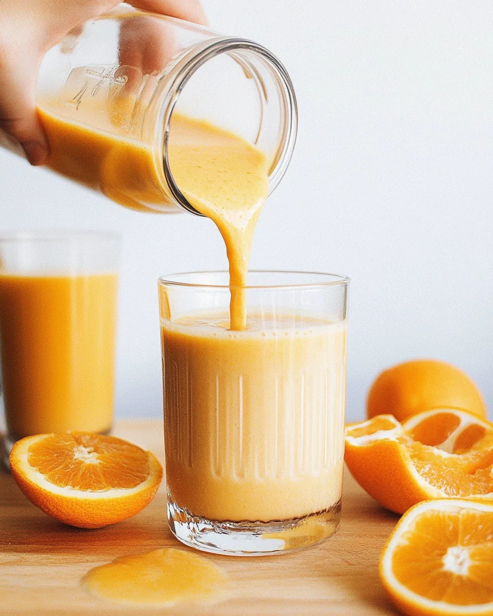 4-Ingredient Orange Creamsicle Smoothie 4-Ingredient