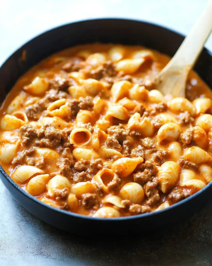 Creamy Beef and Shell Creamy Beef and Shell