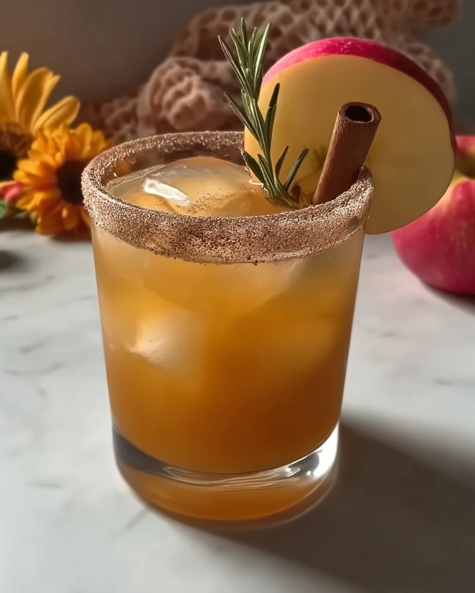 Spiced Apple Cider Margarita Spiced