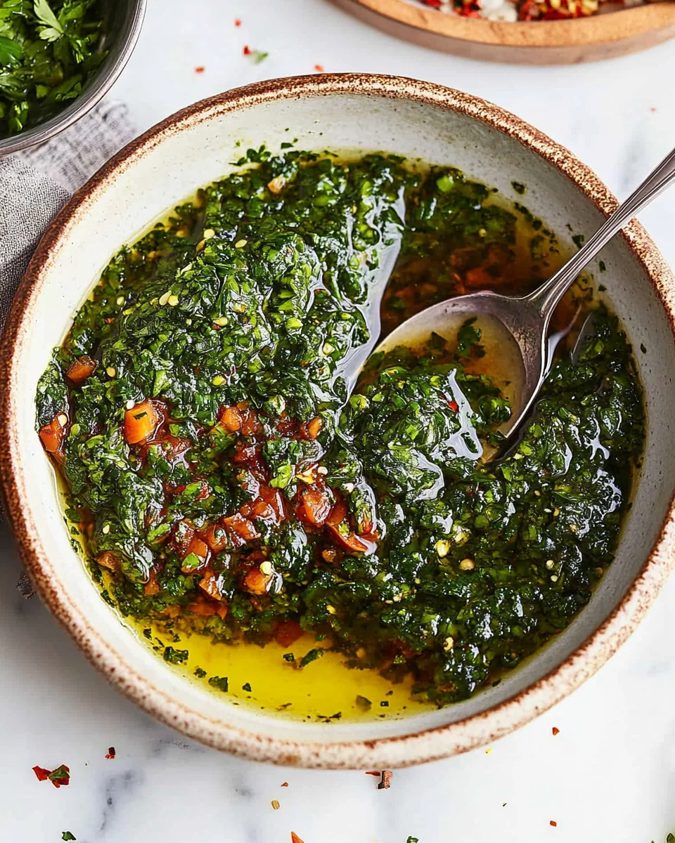 Chimichurri Sauce Chimichurri