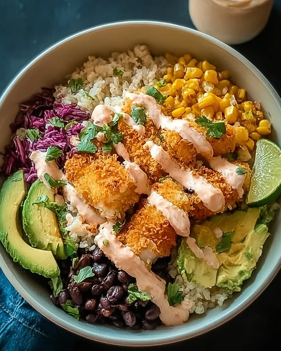 Crispy Fish Taco Bowls Crispy