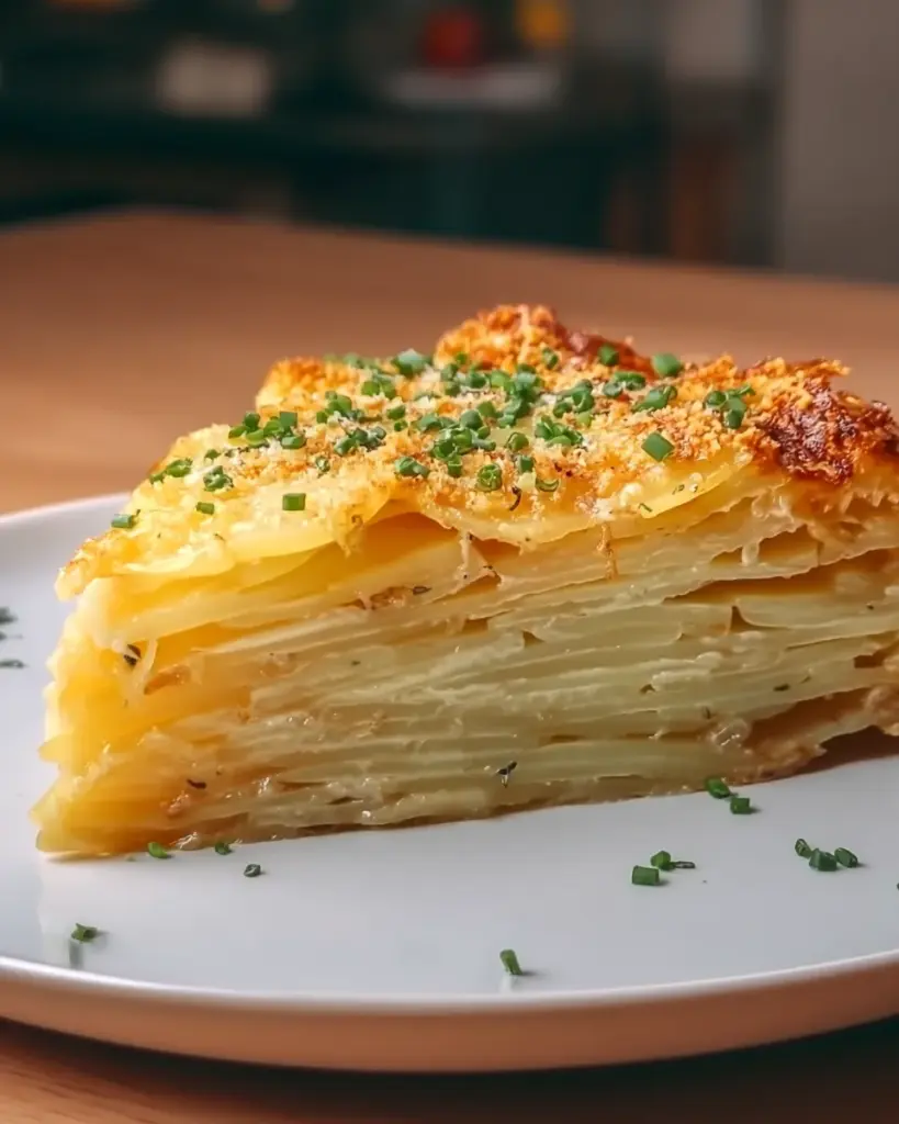 Million Layer Potato Cake