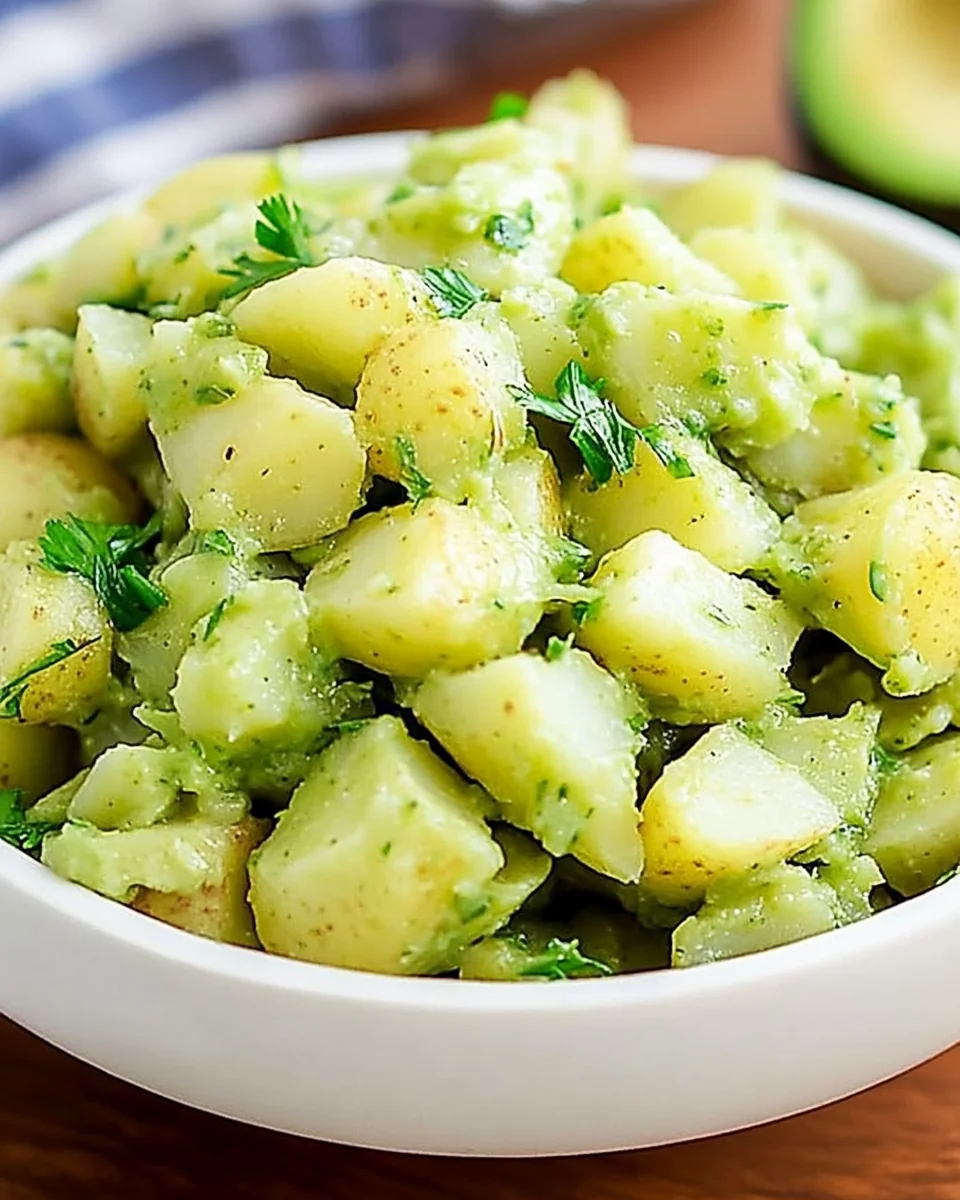 Avocado Potato Salad Avocado