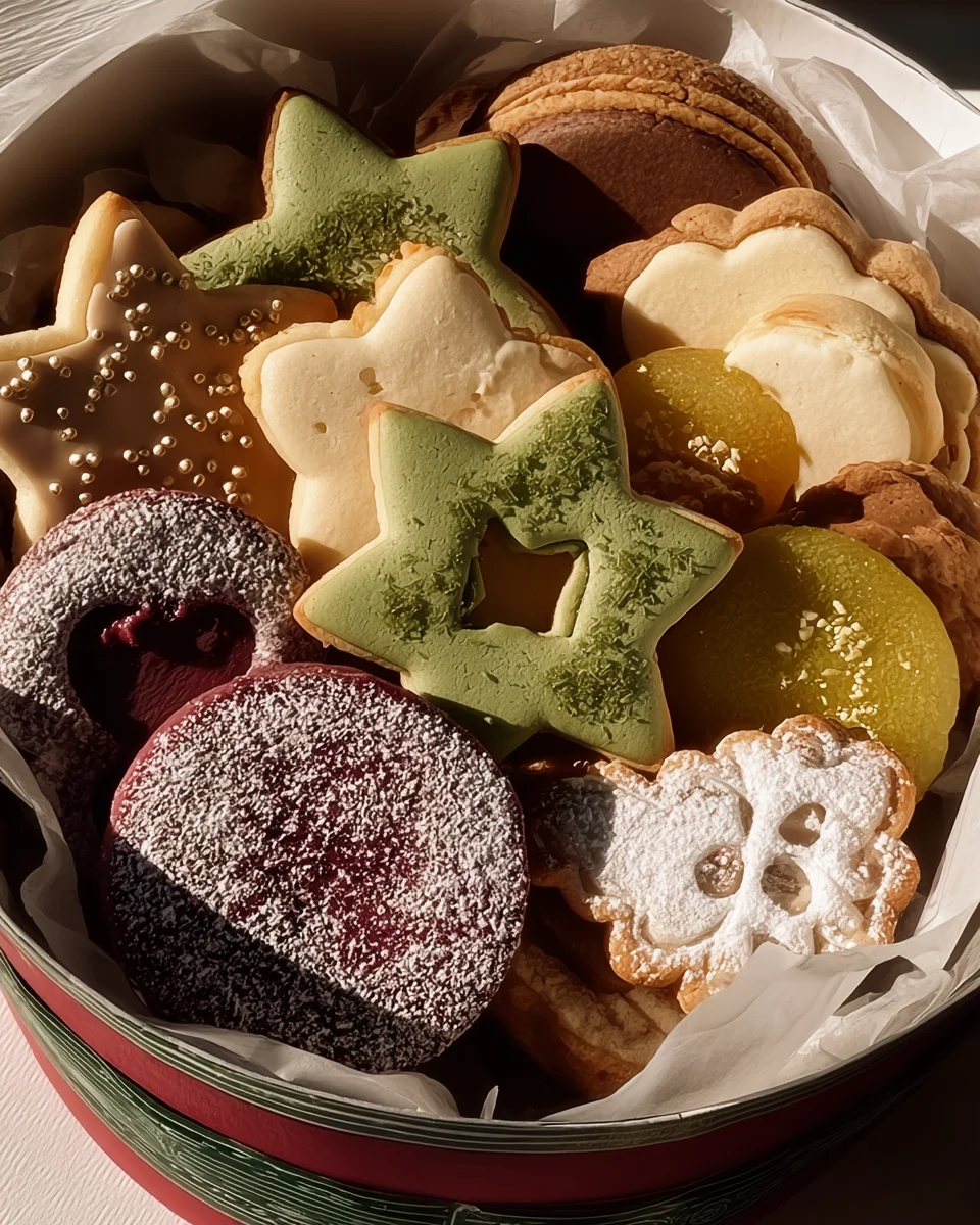 Holiday Butter Cookie Box Holiday