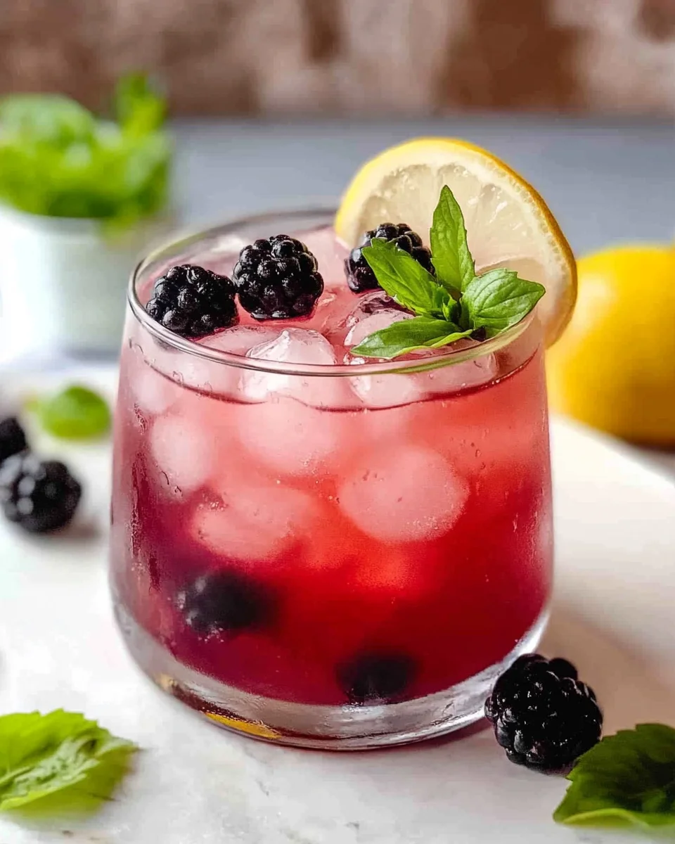 Delicious Blackberry Lemon Mocktail Recipe You ll Love Blackberry