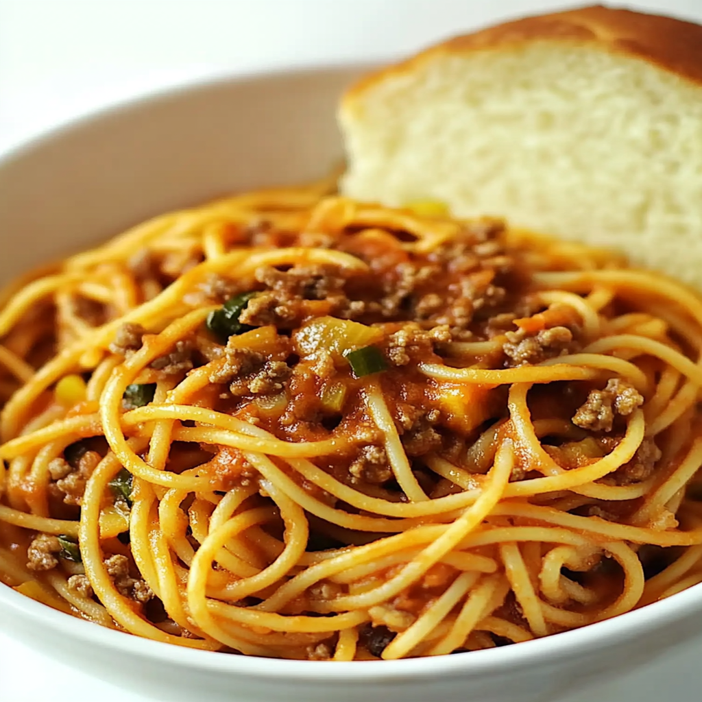 Slow Cooker Church Supper Spaghetti