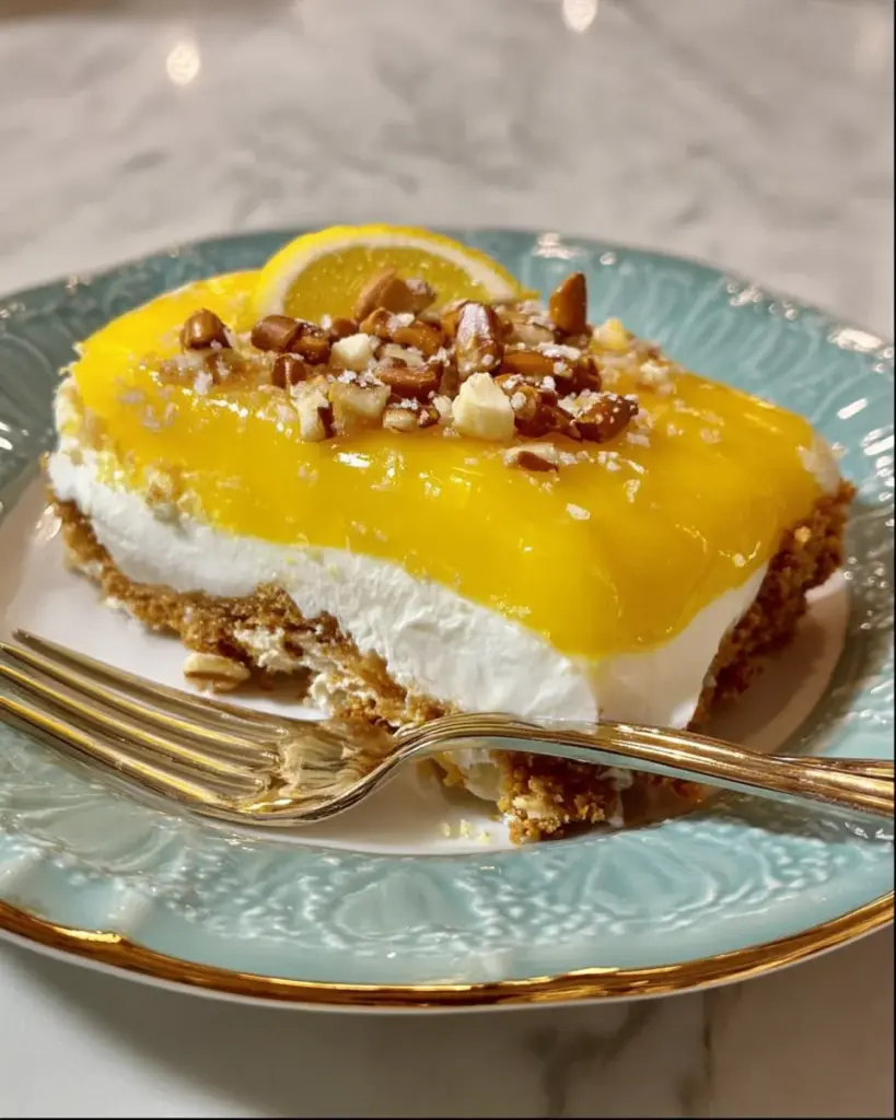 Lemon Pretzel Dessert