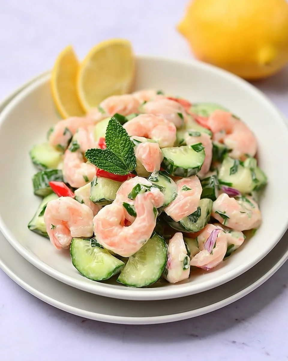 Cucumber Shrimp Salad Cucumber