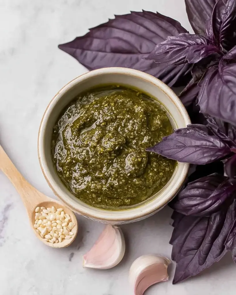 Purple Basil Pesto Purple Basil Pesto