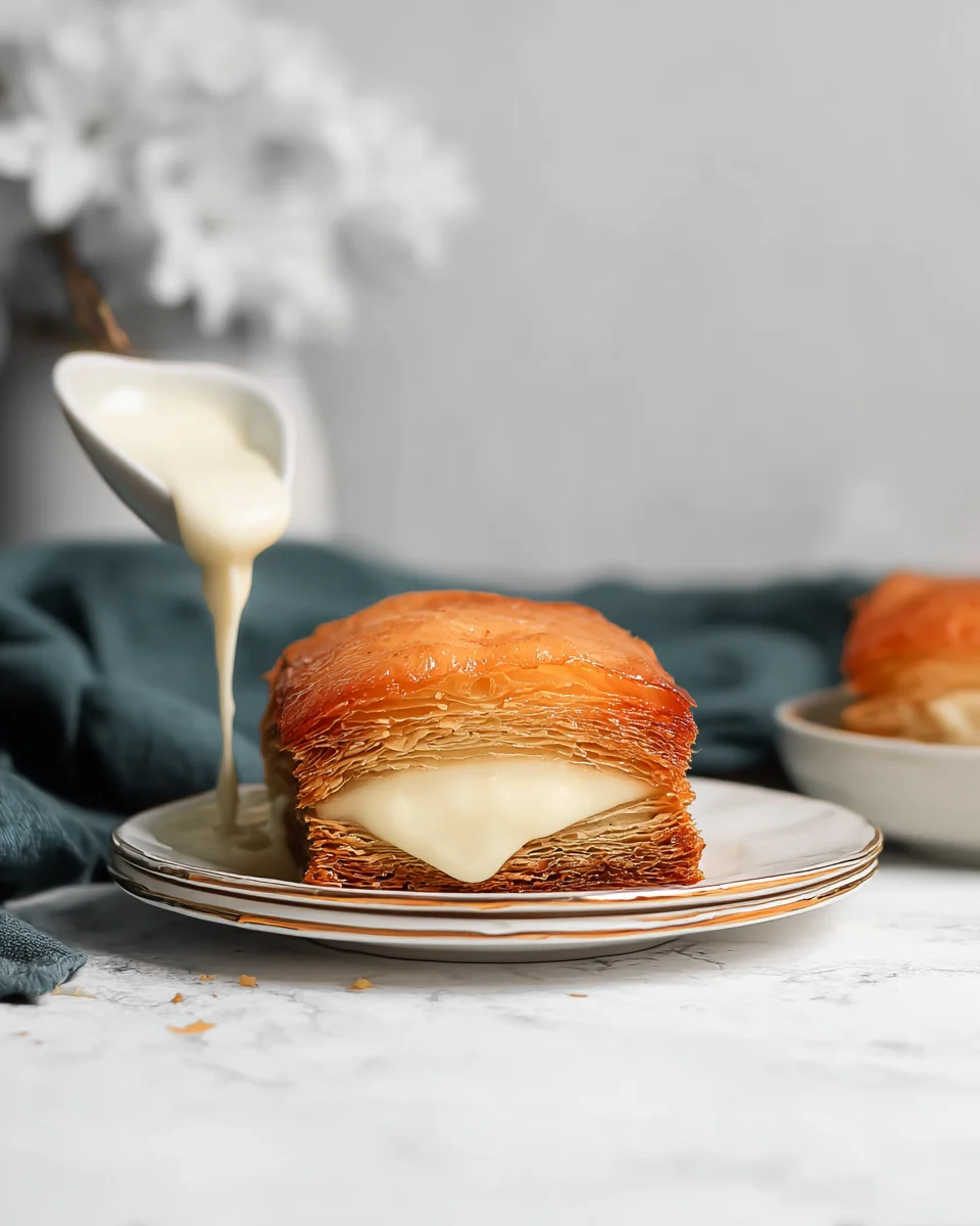 Apple Mille Feuille with Vanilla Custard (gluten-free) Apple