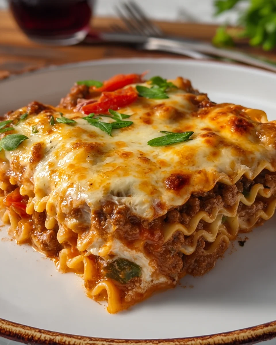 Homemade Beef Lasagna Homemade