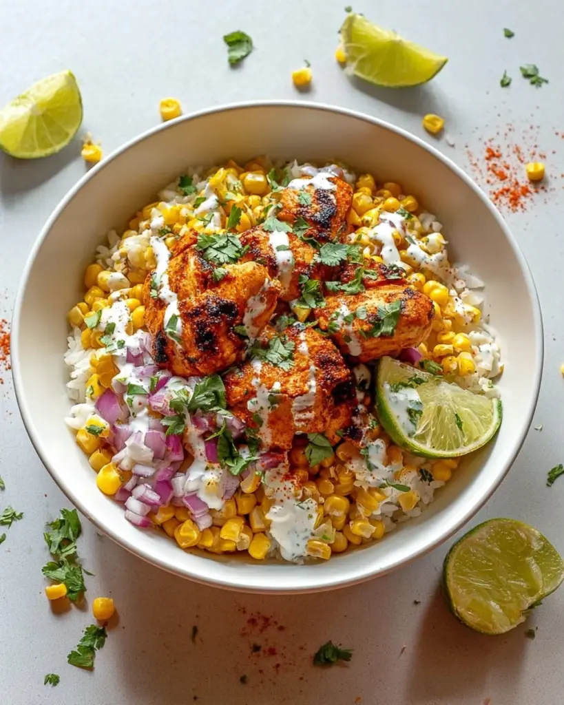 Street Corn Chicken Bowl