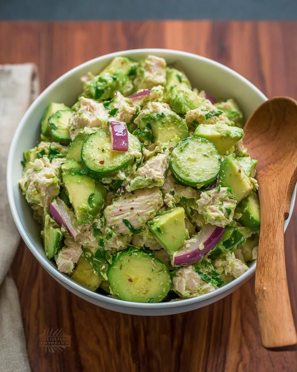 Avocado Tuna Salad Avocado
