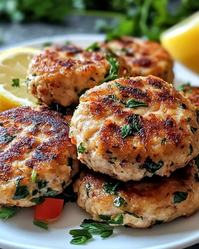 Mediterranean Chicken Patties