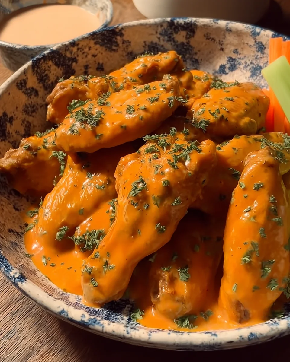 Creamy Buffalo Wings Creamy