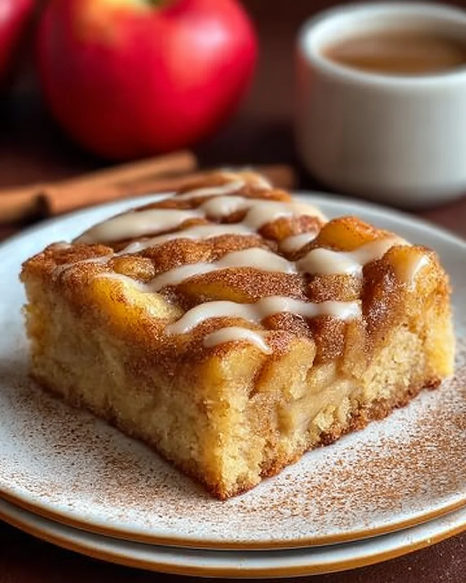 Apple Cinnamon Sheet Cake Apple