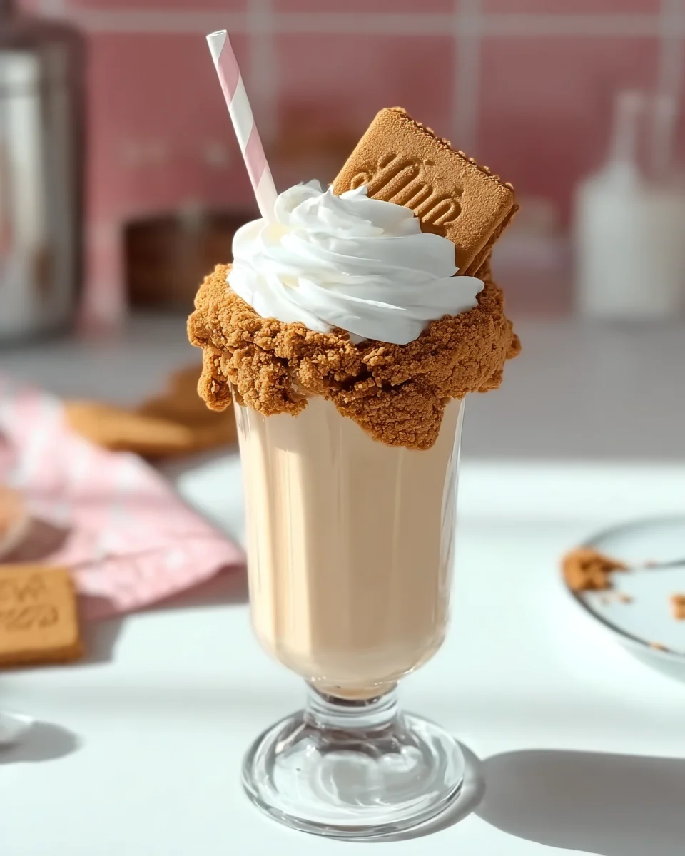Creamy Biscoff Cookie Butter Milkshake Creamy