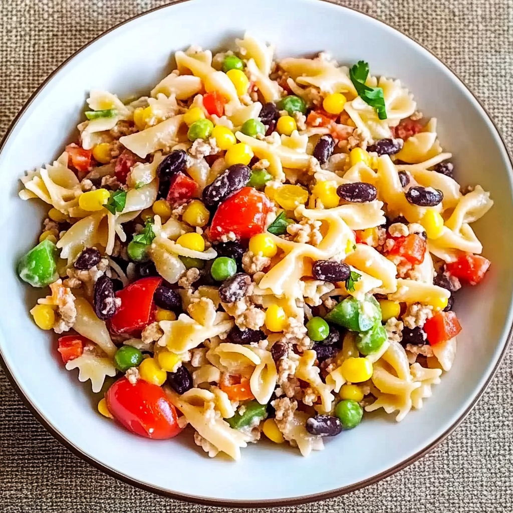 Cowboy Pasta Salad Recipe preparation