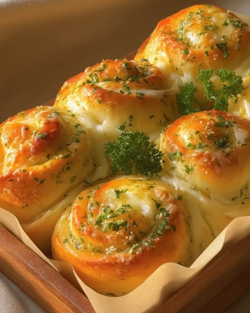 recipe Buttery cheese Garlic Rolls, everyone will love them!