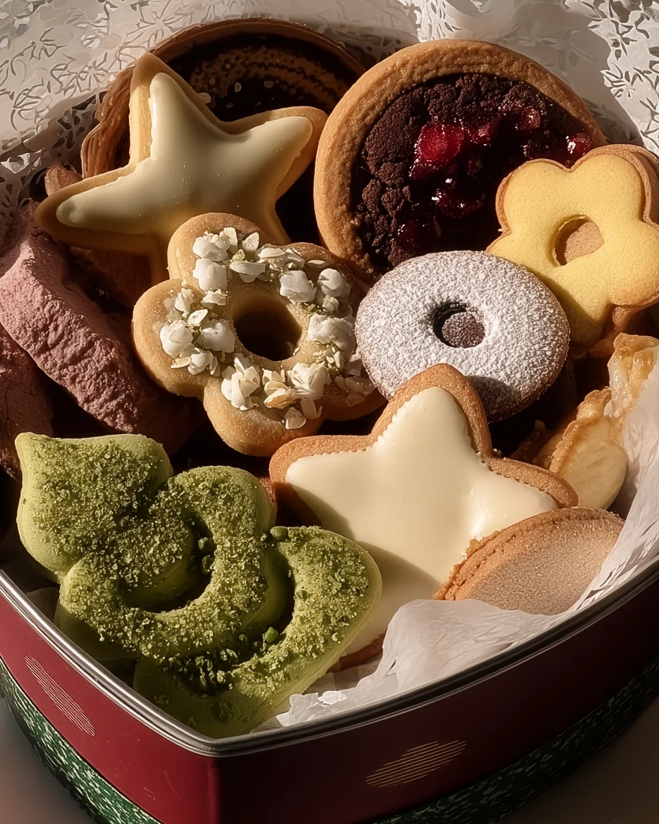 Holiday Butter Cookie Box Holiday