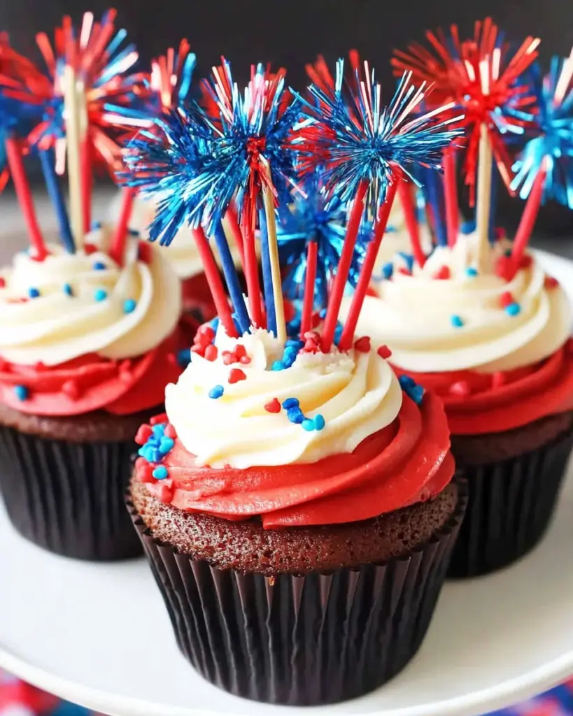 Fireworks Cupcakes Fireworks Cupcakes