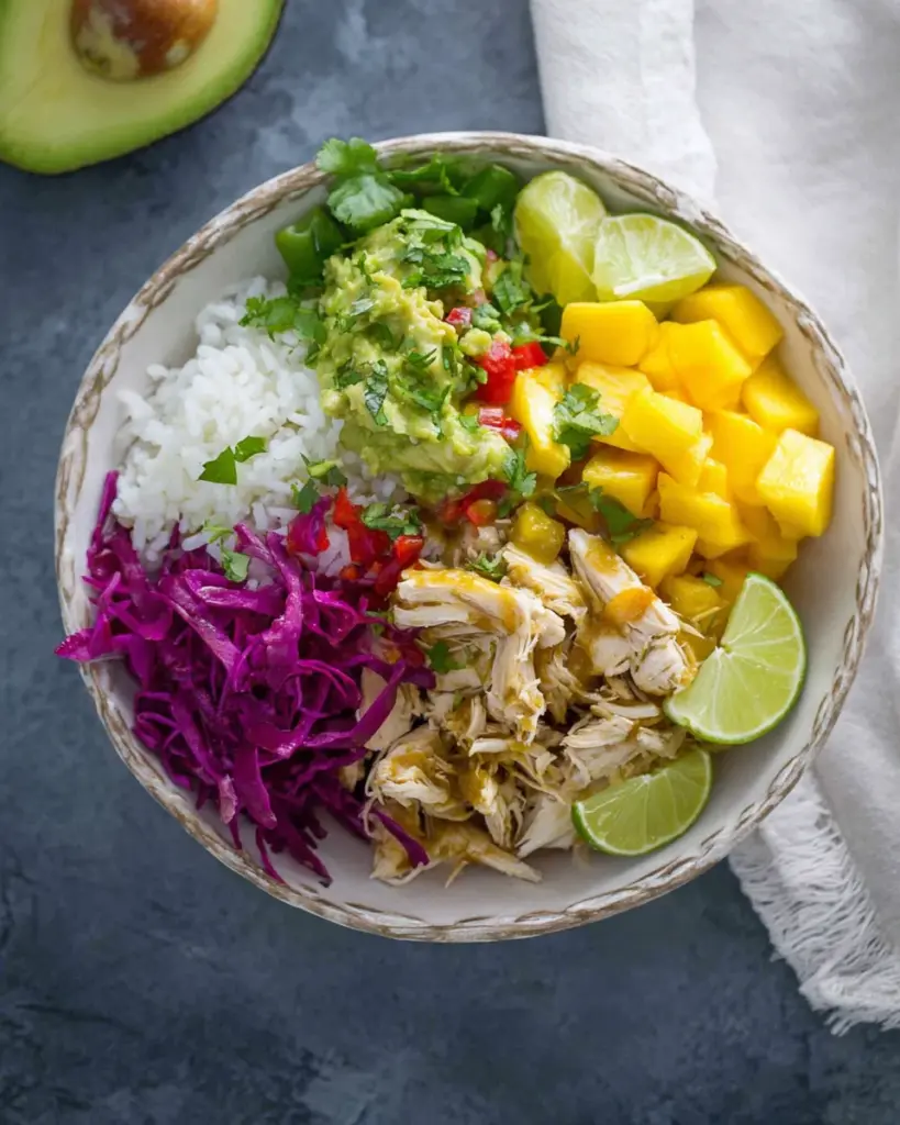 Tropical Sweet Chili Chicken Rice Bowls
